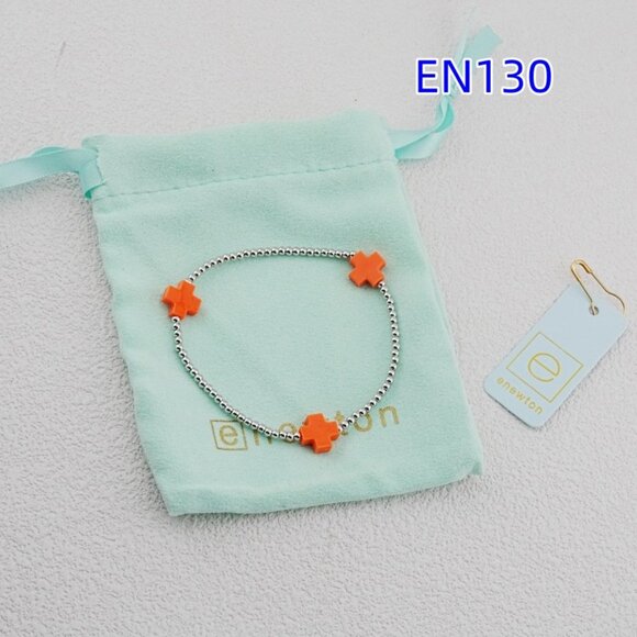Enewton Gold Bead Cross Bracelet